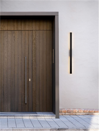 Aplica exterior Nova Luce ANETH 9923410 LED 20W 3000K 1691lm Sandy Black Aluminium  IP65 [2]