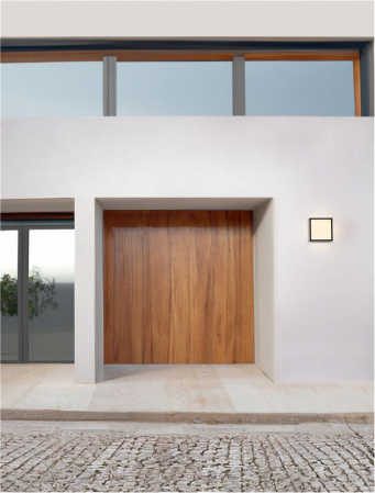 Aplica exterior Nova Luce ASTRAL 9030630 LED 16W 3000K 948lm Sandy Black Die-Casting Aluminium & Clear Glass   IP65 [2]