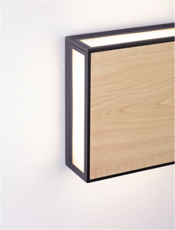 Aplica exterior Nova Luce ASTRAL 9030631 LED 16W 3000K 374lm Sandy Black Die-Casting Aluminium & Clear Glass   IP65 [4]