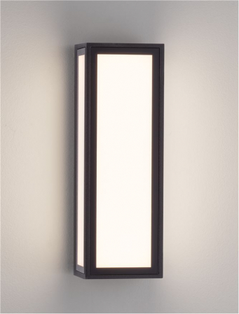 Aplica exterior Nova Luce ASTRAL 9030632 LED 10W 3000K 373lm Sandy Black Die-Casting Aluminium & Clear Glass   IP65 [8]