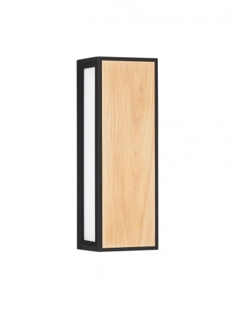 ILUMINAT EXTERIOR - Aplica exterior Nova Luce ASTRAL 9030633 LED 10W 3000K 192lm Sandy Black Die-Casting Aluminium & Clear Glass   IP65