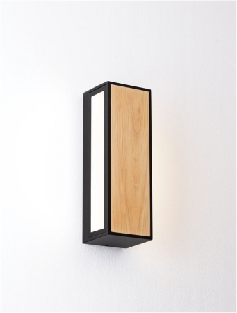Aplica exterior Nova Luce ASTRAL 9030633 LED 10W 3000K 192lm Sandy Black Die-Casting Aluminium & Clear Glass   IP65 [6]
