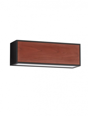 ILUMINAT EXTERIOR - Aplica exterior Nova Luce BROW N 9030583 LED 2W 3000K 82lm Sandy Black Die-Casting Aluminium & Clear Glass   IP65