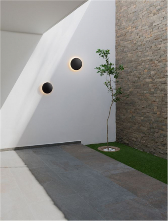 Aplica exterior Nova Luce COPPER 9923412 LED 7W 3000K 467lm Sandy Black Aluminium  IP65 [2]