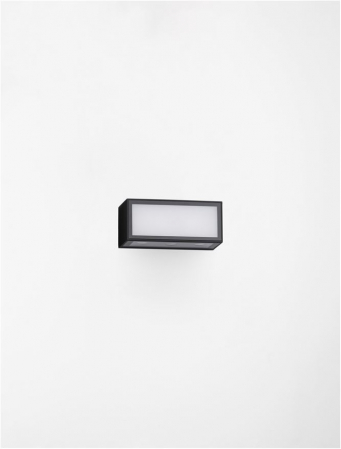 Aplica exterior Nova Luce INGA 9030593 LED 11W 3000K 875lm Sandy Black Die-Casting Aluminium & Clear Glass   IP65 [3]