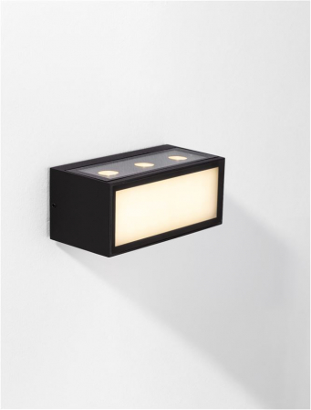 Aplica exterior Nova Luce INGA 9030593 LED 11W 3000K 875lm Sandy Black Die-Casting Aluminium & Clear Glass   IP65 [5]