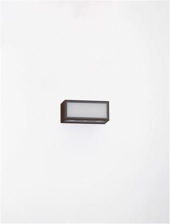 Aplica exterior Nova Luce INGA 9030594 LED 11W 3000K 875lm Sandy Rust BroW n Die-Casting Aluminium & Clear Glass   IP65 [3]