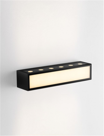 Aplica exterior Nova Luce INGA 9030595 LED 18W 3000K 1484lm Sandy Black Die-Casting Aluminium & Clear Glass   IP65 [7]