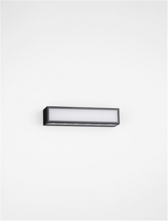 Aplica exterior Nova Luce INGA 9030595 LED 18W 3000K 1484lm Sandy Black Die-Casting Aluminium & Clear Glass   IP65 [3]