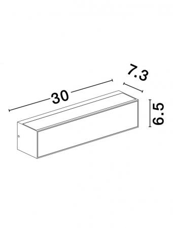 Aplica exterior Nova Luce INGA 9030595 LED 18W 3000K 1484lm Sandy Black Die-Casting Aluminium & Clear Glass   IP65 [1]