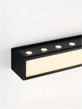 Aplica exterior Nova Luce INGA 9030596 LED 31W 3000K 3028lm Sandy Black Die-Casting Aluminium & Clear Glass   IP65 [5]
