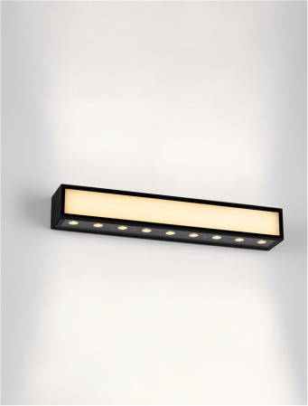 Aplica exterior Nova Luce INGA 9030596 LED 31W 3000K 3028lm Sandy Black Die-Casting Aluminium & Clear Glass   IP65 [6]