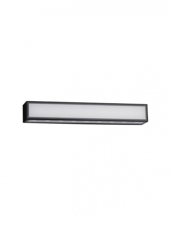 ILUMINAT EXTERIOR - Aplica exterior Nova Luce INGA 9030596 LED 31W 3000K 3028lm Sandy Black Die-Casting Aluminium & Clear Glass   IP65