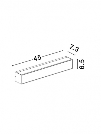 Aplica exterior Nova Luce INGA 9030596 LED 31W 3000K 3028lm Sandy Black Die-Casting Aluminium & Clear Glass   IP65 [1]