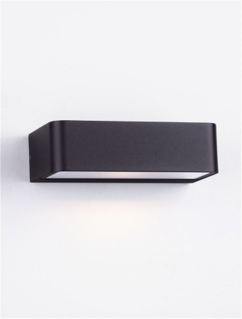 Aplica exterior Nova Luce IRID 9030624 LED 2W 3000K 225lm Sandy Black Die-Casting Aluminium & Polycarbonate Frost   IP65 [3]