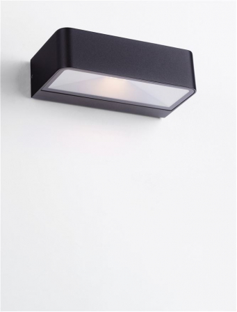 Aplica exterior Nova Luce IRID 9030624 LED 2W 3000K 225lm Sandy Black Die-Casting Aluminium & Polycarbonate Frost   IP65 [4]