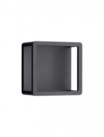 ILUMINAT EXTERIOR - Aplica exterior Nova Luce MISTI 9030568 LED 9W 3000K 271lm Sandy Black Die-Casting Aluminium & Polycarbonate Frost   IP65