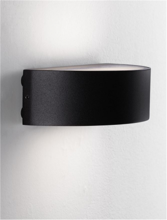 Aplica exterior Nova Luce NECTAR 9030576 LED 9W 3000K 468lm Sandy Black Die-Casting Aluminium & Clear Glass   IP65 [3]