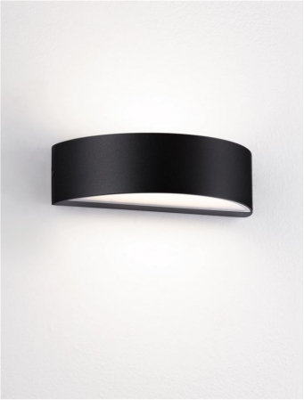 Aplica exterior Nova Luce NECTAR 9030576 LED 9W 3000K 468lm Sandy Black Die-Casting Aluminium & Clear Glass   IP65 [5]