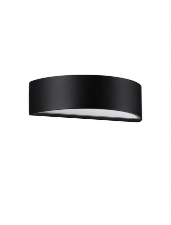 ILUMINAT EXTERIOR - Aplica exterior Nova Luce NECTAR 9030576 LED 9W 3000K 468lm Sandy Black Die-Casting Aluminium & Clear Glass   IP65
