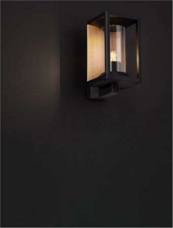 Aplica exterior Nova Luce PACIFIC 9030601 E27 1x12W    Sandy Black Die-Casting Aluminium & Clear Polycarbonate   IP65 [8]