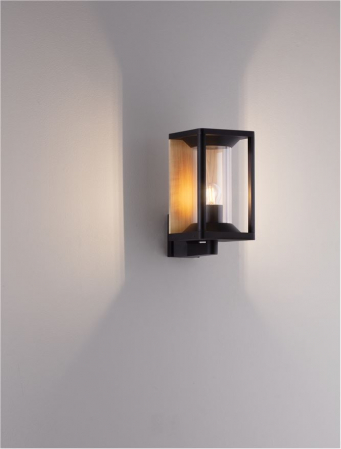 Aplica exterior Nova Luce PACIFIC 9030601 E27 1x12W    Sandy Black Die-Casting Aluminium & Clear Polycarbonate   IP65 [5]