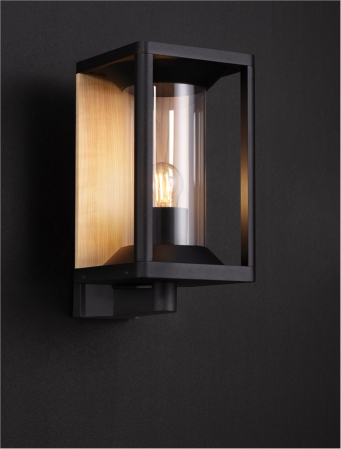 Aplica exterior Nova Luce PACIFIC 9030601 E27 1x12W    Sandy Black Die-Casting Aluminium & Clear Polycarbonate   IP65 [6]