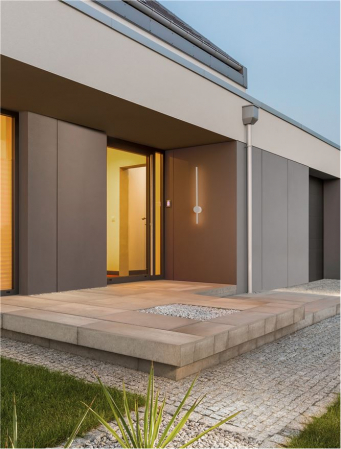 Aplica exterior Nova Luce RIDGE 9923405 LED 12W 3000K 1120lm Sandy White Aluminium   IP65 [2]