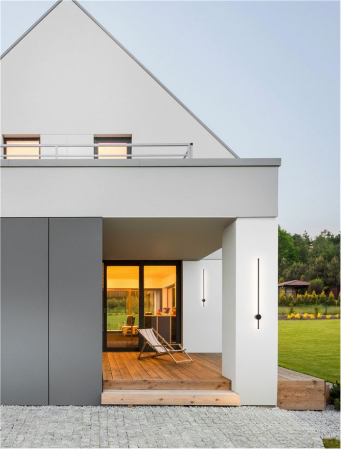 Aplica exterior Nova Luce RIDGE 9923408 LED 19W 3000K 1636lm Sandy Black Aluminium  IP65 [2]