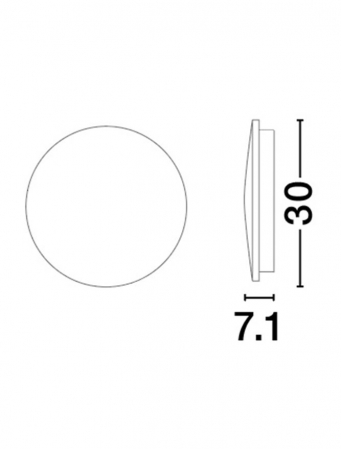 Aplica exterior Nova Luce VALNO 9923417 LED 16W 3000K 1111lm Sandy White Aluminium   IP65 [1]