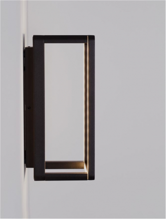 Aplica exterior Nova Luce VEL 9030570 LED 9W 3000K 244lm Sandy Black Die-Casting Aluminium & Polycarbonate Frost   IP65 [7]