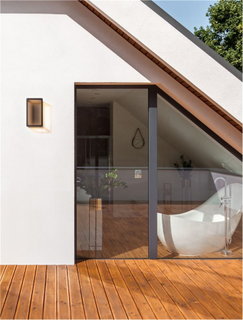 Aplica exterior Nova Luce VEL 9030570 LED 9W 3000K 244lm Sandy Black Die-Casting Aluminium & Polycarbonate Frost   IP65 [2]