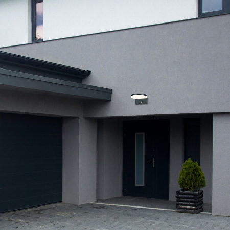 Aplica exterior Rabalux Batida LED 9W 900lm 2700, 4000, 6500K plastic plastic negru alb IP54 [12]