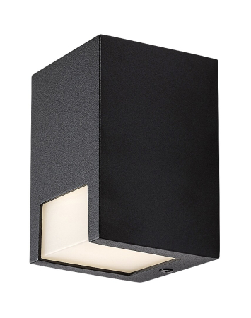 Aplice - Aplica exterior Rabalux Cernon GU10 aluminiu black stil modern, IP44 77054