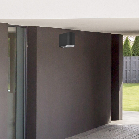 Aplica exterior Rabalux Chile GU10 metal black stil modern, IP44 8029 [2]