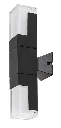 Aplica exterior Rabalux Darvas LED 12W 830lm 2700KK/4000KK/6000K aluminiu black stil modern, IP54 77127 [1]