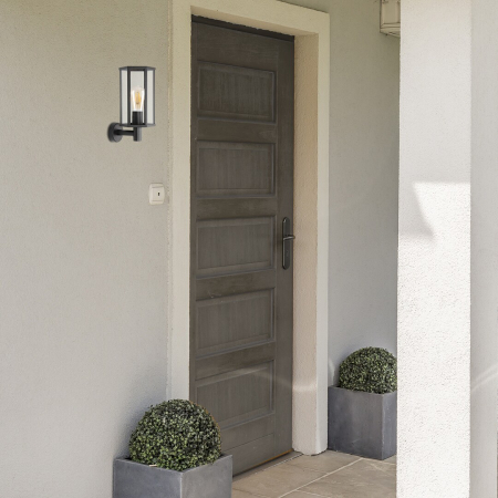 Aplica exterior Rabalux Dubrovnik E27 aluminiu mat black stil clasic, IP44 7239 [6]