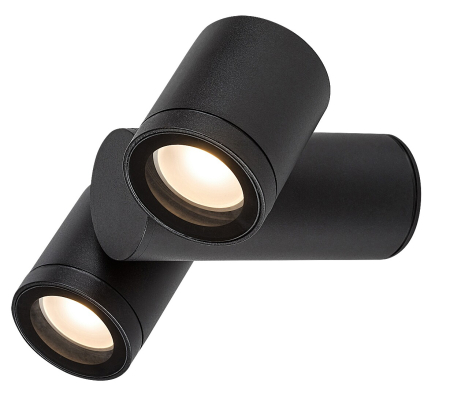 Aplice - Aplica exterior Rabalux Enol GU10 aluminiu black stil modern, IP44 77111