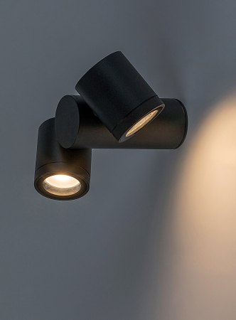 Aplica exterior Rabalux Enol GU10 aluminiu black stil modern, IP44 77111 [4]