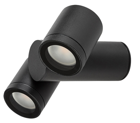Aplica exterior Rabalux Enol GU10 aluminiu black stil modern, IP44 77111 [1]