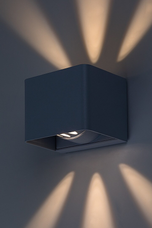 Aplica exterior Rabalux Hallstatt LED 10W 360lm 3000KK aluminiu gray stil modern, IP54 77170 [3]