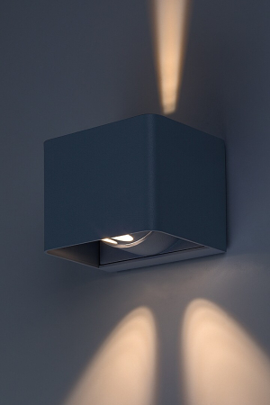Aplica exterior Rabalux Hallstatt LED 10W 360lm 3000KK aluminiu gray stil modern, IP54 77170 [2]