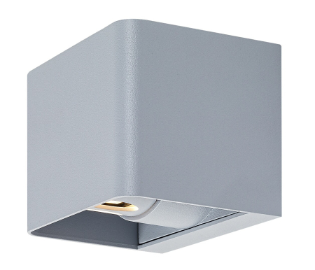 ILUMINAT EXTERIOR - Aplica exterior Rabalux Hallstatt LED 10W 360lm 3000KK aluminiu gray stil modern, IP54 77170