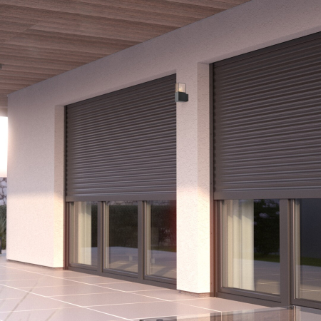 Aplica exterior Rabalux Loanda E27 aluminiu black stil modern, IP44 77080 [7]