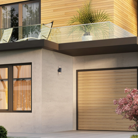 Aplica exterior Rabalux Loanda E27 aluminiu black stil modern, IP44 77081 [4]