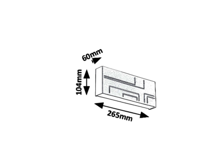 Aplica exterior Rabalux Maribor LED 12W 780lm 4000KK metal black stil minimal, IP65 8873 [2]