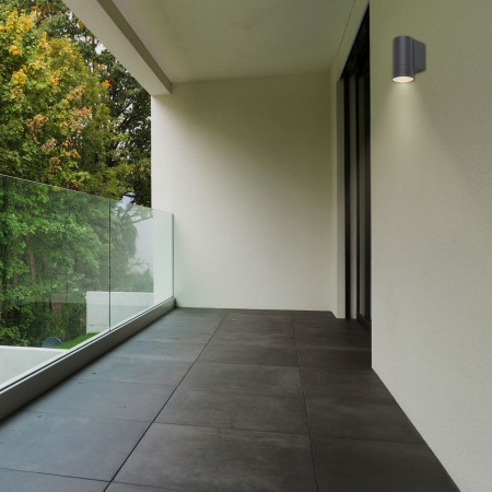 Aplica exterior Rabalux Phoenix GU10 metal anthracite stil minimal, IP54 8118 [3]