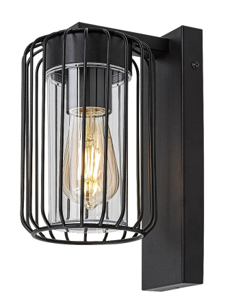 Aplice - Aplica exterior Rabalux Tarpa E27 metal black stil industrial, IP44 77106