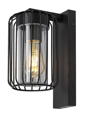 Aplica exterior Rabalux Tarpa E27 metal black stil industrial, IP44 77106 [2]
