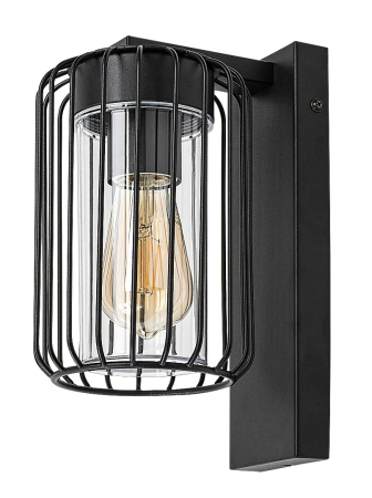 Aplica exterior Rabalux Tarpa E27 metal black stil industrial, IP44 77106 [1]